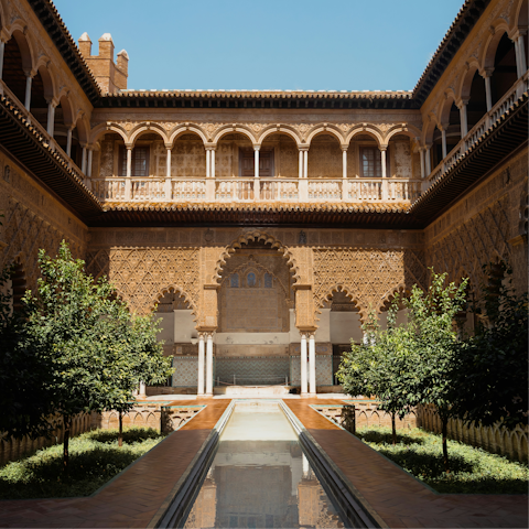 Begin your sightseeing adventure at the Royal Alcázar