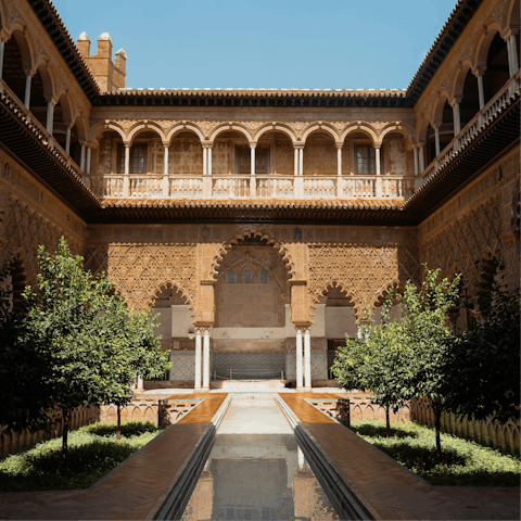 Begin your sightseeing adventure at the Royal Alcázar