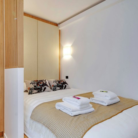 Sink into peaceful sleep after a spot of sightseeing