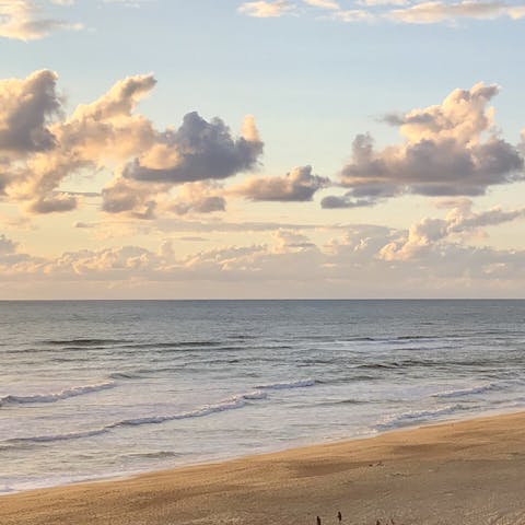 Stroll down to the Hossegor's central beach – a surfer's paradise