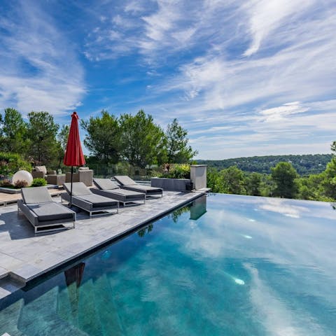 Soak up the sun and picturesque views from the pool
