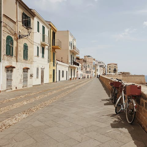 Explore the picturesque town of Alghero