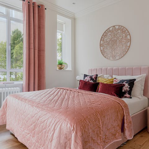 Wake up in the beautifully styled bedrooms feeling rested and ready for another day of London sightseeing