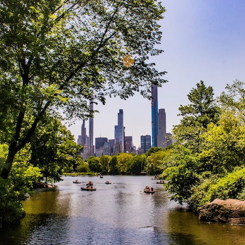 Stay in the Upper East Side, just a short walk from Central Park