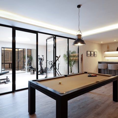 Energise your stay with fun in the games room or the gym