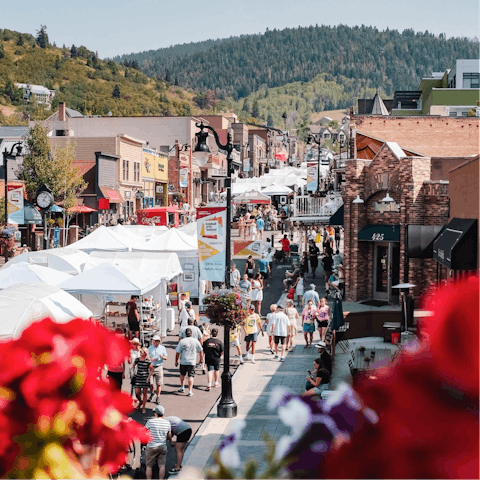 Walk to Park City's dining, shops and more