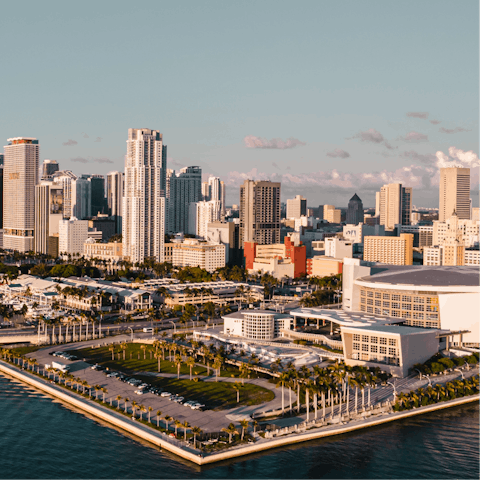 Drive downtown in under 20 minutes for nightlife and culture