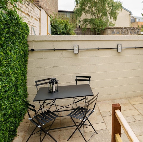Unwind in the hidden shared terrace