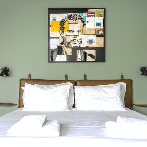 Rest easy in your comfortable bed