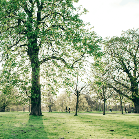 Spot the dinosaurs on a morning stroll through Crystal Palace Park