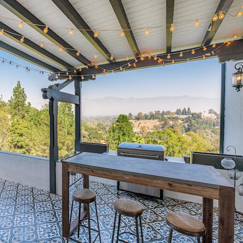 Grill up a feast on the barbecue and eat alfresco