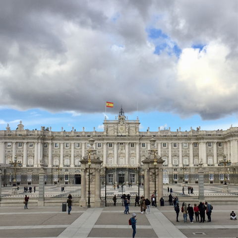 Discover the Royal Palace, only fifteen-minutes away via the Metro
