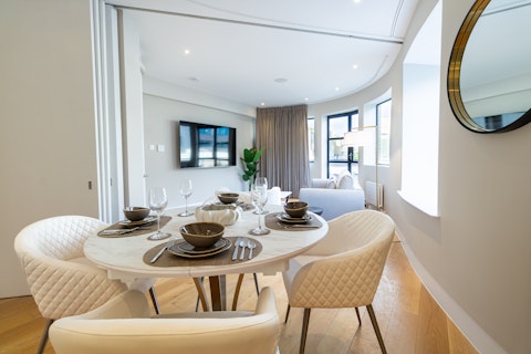 Make plans for the day over breakfast at home