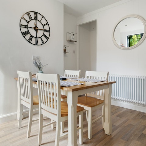 Enjoy a family meal while you discuss your York itinerary