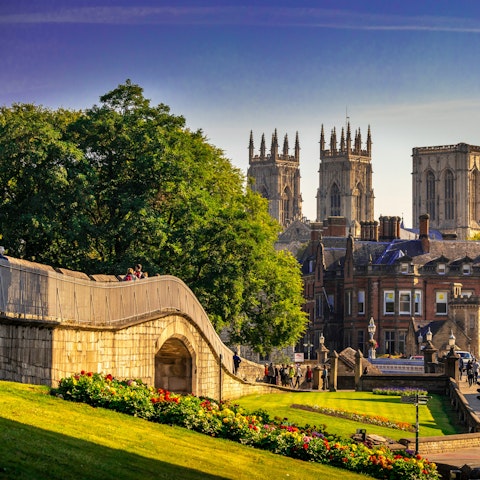 Stroll the city's walls, they're a fifteen-minute walk away