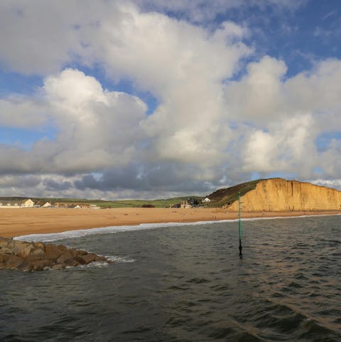 Spend a day at West Bay – a two-mile drive away