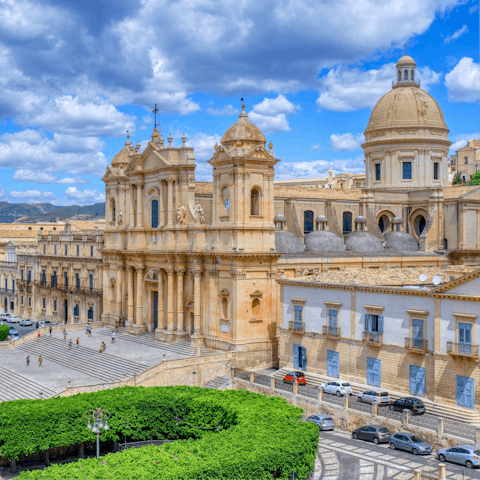 Spend the day in historic Noto, not far by car