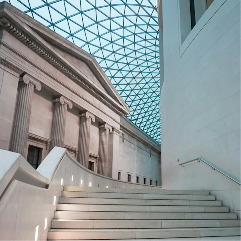 Enjoy an afternoon at the nearby British Museum