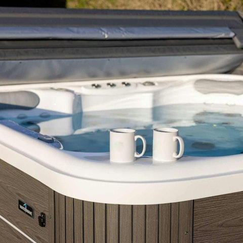 Relax with a long, sun-kissed soak in the private hot tub
