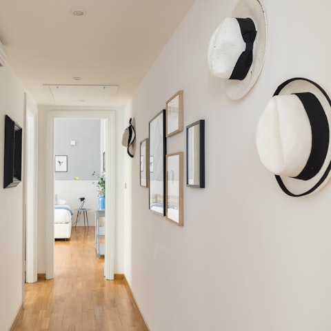 Take in the playfully Italian interiors