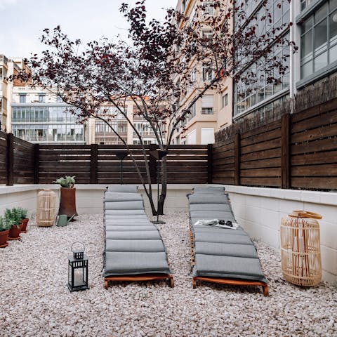 Soak up those Spanish rays on the sun loungers