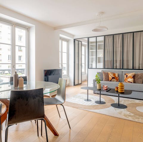 Enjoy slow evenings at home after a day of exploring