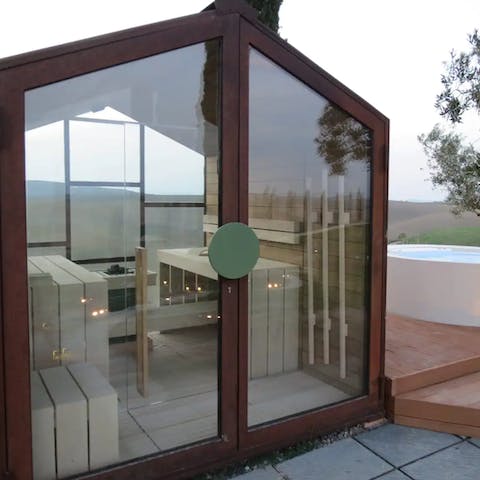 Sweat out your troubles in the sauna