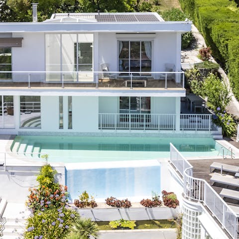 Spend lazy days around the private pool