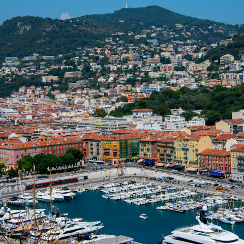 Visit Nice, less than half an hour away by car