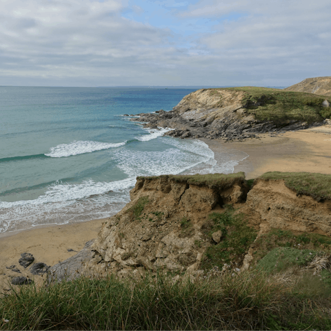 Find Praa Sands Beach on the other end of a short drive, the perfect spot to catch some rays