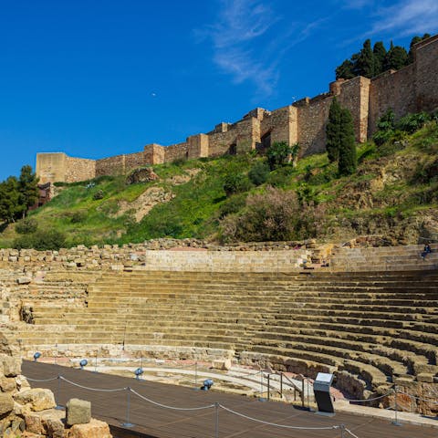 Visit the Alcazaba de Málaga, one of the city's most iconic sights