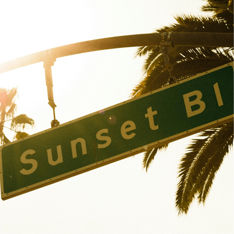 Enjoy the buzz of LA living from Sunset Boulevard