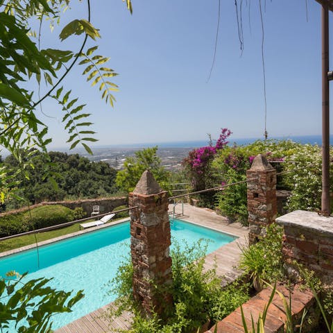 Swim a few lengths in your private pool before mimosas at brunch
