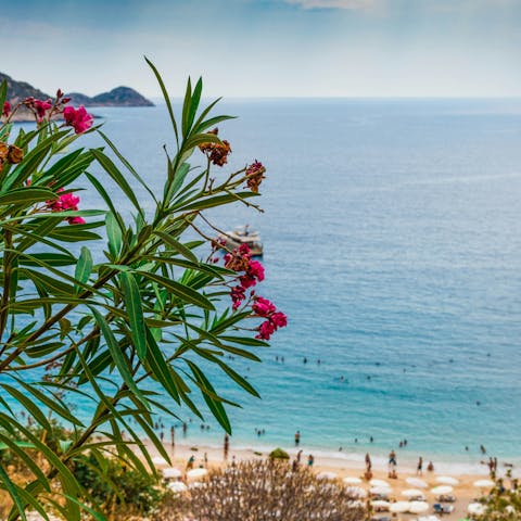 Head to the beach for a day of sun, sand and sea