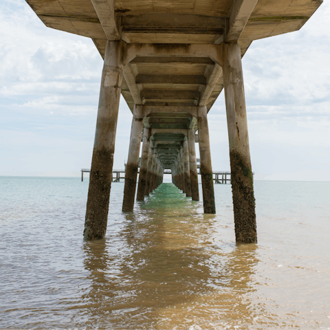 Discover Deal's charming seafront – the beach is just a short walk away, as are Deal and Walmer castles