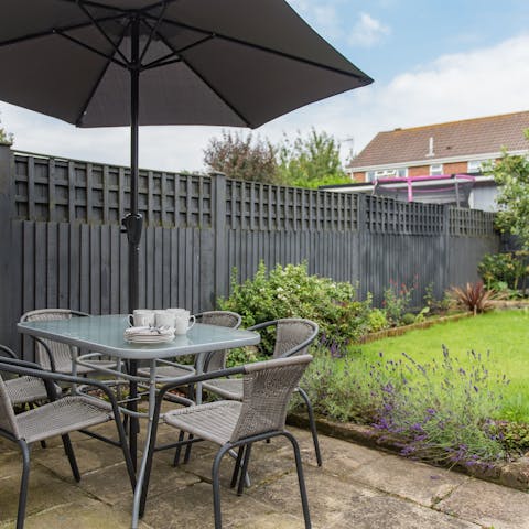 Begin the morning with an alfresco breakfast in the courtyard garden, breathing in the salt-tinged air