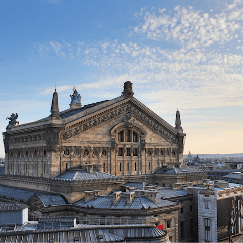 Hop on the metro and see a show at the Palais Garnier in minutes