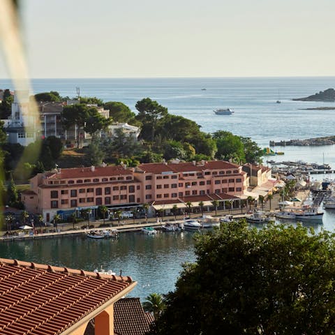Visit the coastal town and beaches of Vrsar, thirty-minute drive away