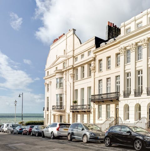 Moments from the seafront