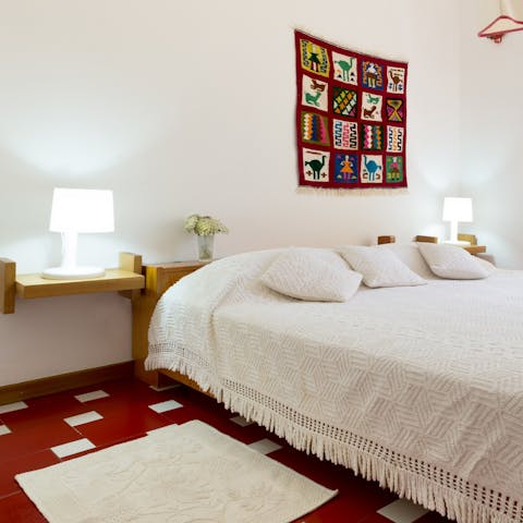 Settle down in comfort after a busy day exploring Sardinia