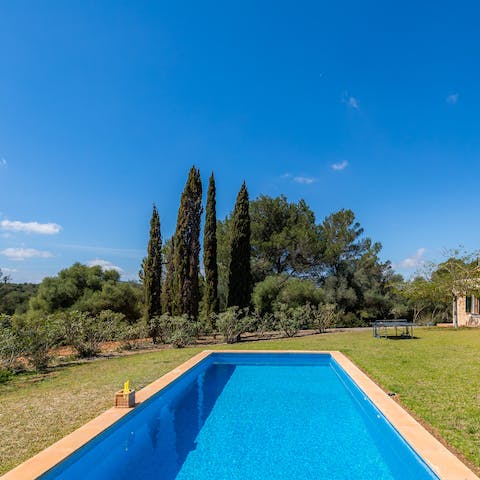 Find a wonderful sense of relaxation whilst lounging by the pool