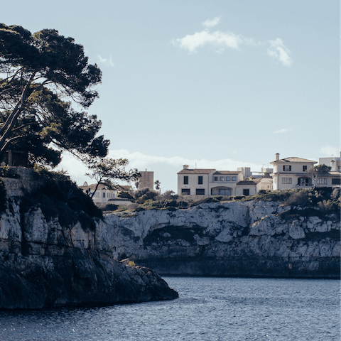 Make the short drive to the beautiful coast of Porto Cristo