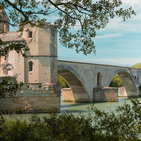 Take a day trip to medieval Avignon, on the banks of the Rhône