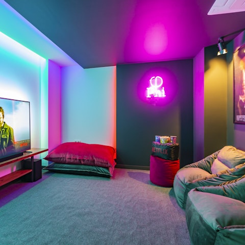 Host a movie night in your villa's own private cinema room