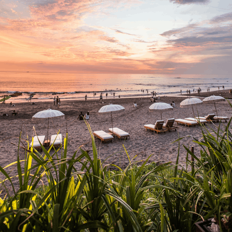 Spend blissful days on the beach in Canggu