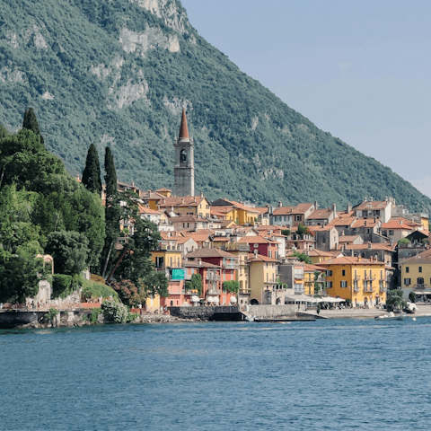 Stay in the heart of Como, a short walk from the lake