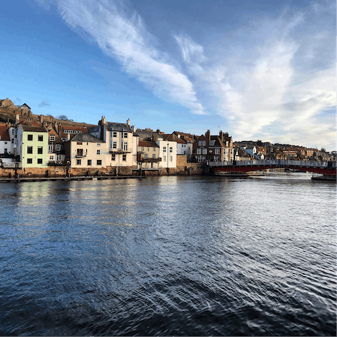 Stay within walking distance of Whitby's beach and town centre