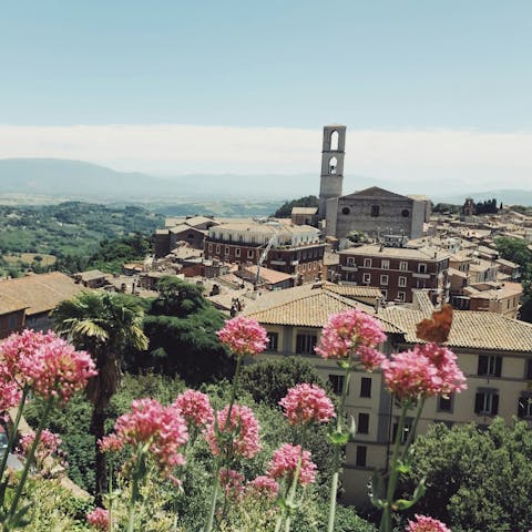 Savour the magic of Italy while exploring nearby Montepulciano