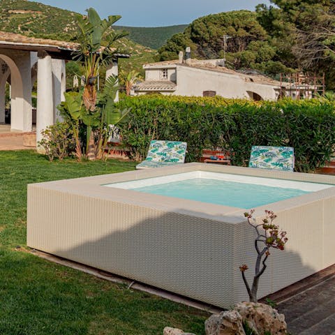 Cool off in one of the two pools