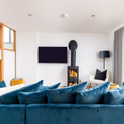 Get cosy in front of the log burner